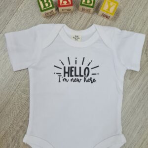 Hello, I'm New Here - Baby Grow