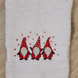 White Gnomes Face Cloth