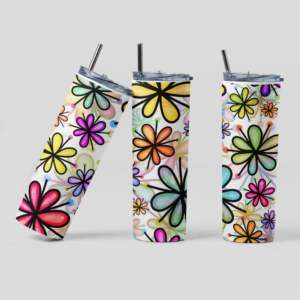 Flower Thermal Tumbler