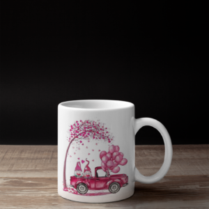 I Love You Gnome Mug - With Heart Tree