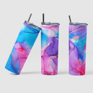 Marble Colorful Thermal Tumbler